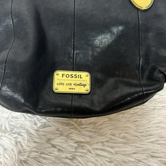 Fossil Long Live Vintage 1954 Leather Shoulder Bag - Picture 3 of 11
